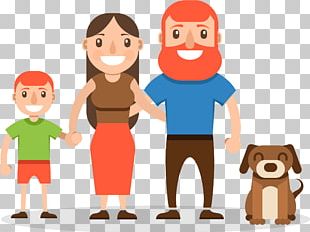 family with pets clipart free