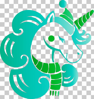 Unicorn Christmas Unicorn PNG
