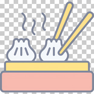 Food Steam - Dumplings With Chopsticks Illustration PNG
