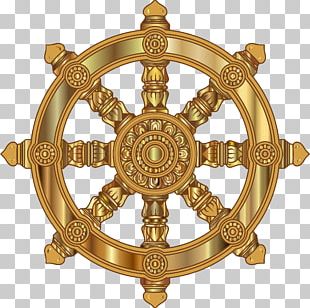 Dharmachakra Buddhism Buddhist Symbolism Noble Eightfold Path PNG ...