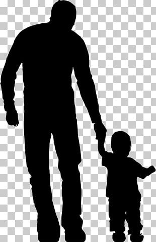 Father And Son Drawing Father And Son Silhouette PNG, Clipart, Black ...