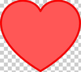 red heart outline png
