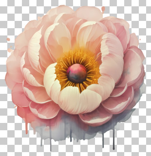 Pink Flower - Large Pink Flower Bloom PNG