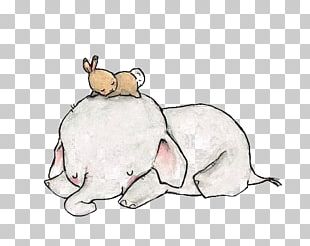 Child Art Watercolor Painting Elephant PNG