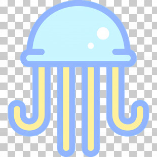 Jellyfish - Cute Jellyfish Illustration PNG