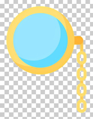 Monocle Logo - Monocle With Light Blue Lens And Chain PNG