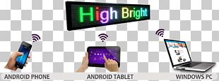 Display Device LED Display Wi-Fi USB Light-emitting Diode PNG