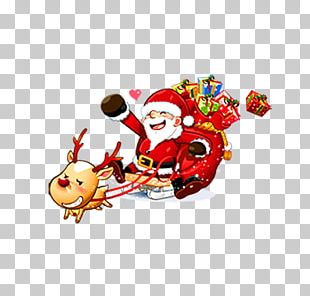 Santa Claus Christmas Card PNG