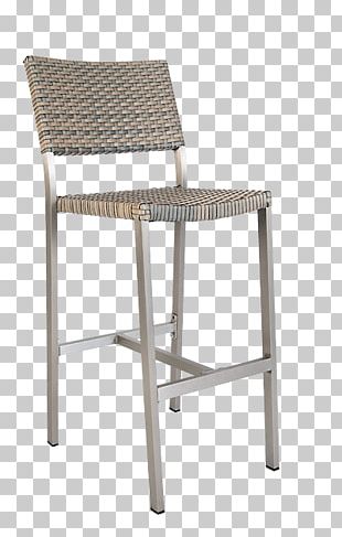 Table Bar Stool Seat Resin Wicker PNG