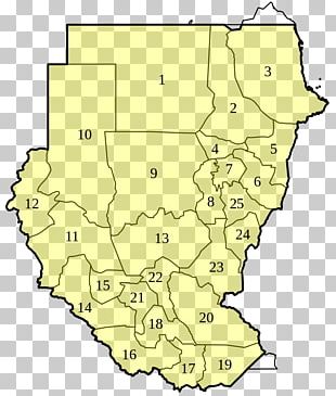 States Of Sudan Al Qadarif Gezira Kassala Map PNG