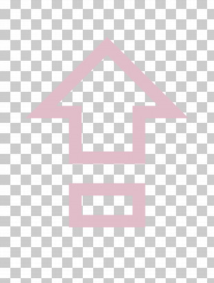 Pink Line Font Triangle Logo PNG
