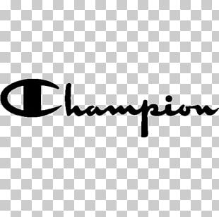 T-shirt Champion Logo Brand Clothing PNG, Clipart, Angle, Area, Black ...