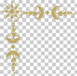 Motif Islamic Art Paper Edge PNG