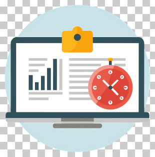 Icon - Laptop With Timer PNG