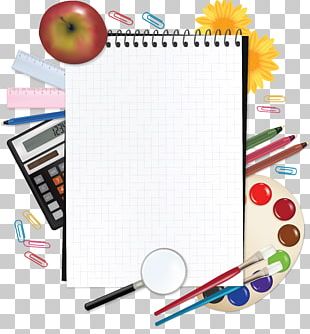 Paper Notebook School Supplies PNG