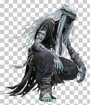 Bizarre Character - Blue Mystical Character In Fantasy World PNG