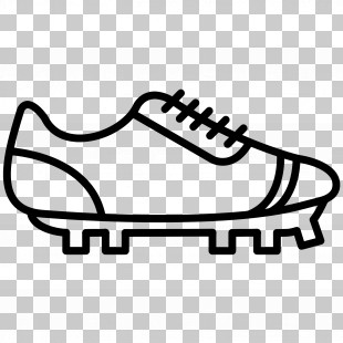 Football Boots - Football Cleat Outline For Sports PNG