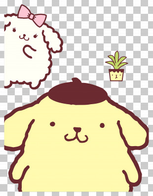 Pompompurin - Cute Dog And Sheep Cartoon Characters PNG