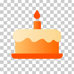 Icon - Birthday Cake With Candle PNG