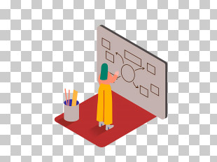 Mind Map - Person Creating Mind Map On Board PNG