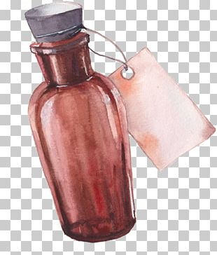 Alices Adventures In Wonderland The Mad Hatter Bottle Glass PNG