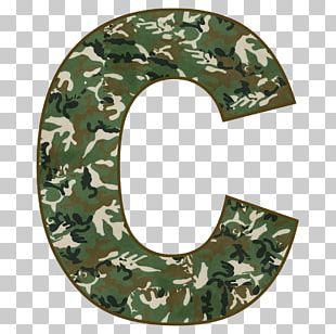 Letter Alphabet Military Camouflage PNG
