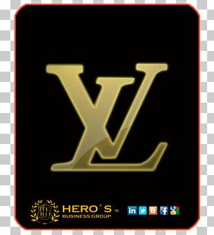 gold louis vuitton logo png