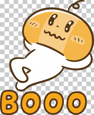 Booo Happy Halloween PNG