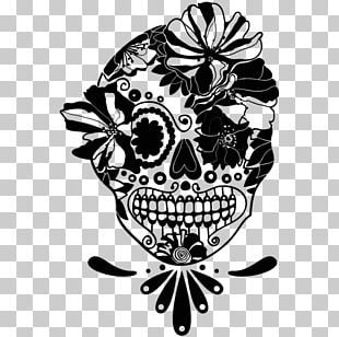 Calavera Skull Drawing PNG, Clipart, Artwork, Black And White, Bone ...