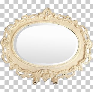 Mirror Frames Oval Cosmetics PNG
