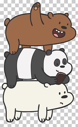 We Bare Bears: We Go Everywhere Handbook Giant Panda DVD Cartoon ...