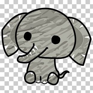 Elephant Drawing PNG