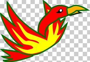 Flame Bird PNG