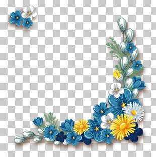 flower border clip art free