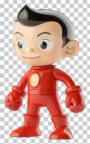 Astro Boy - Cartoon Character In Red Suit PNG
