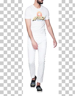 Jeans T-shirt Shoulder Sleeve Shoe PNG
