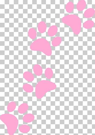 pink dog paw