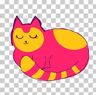 free birthday cat clipart sleeping