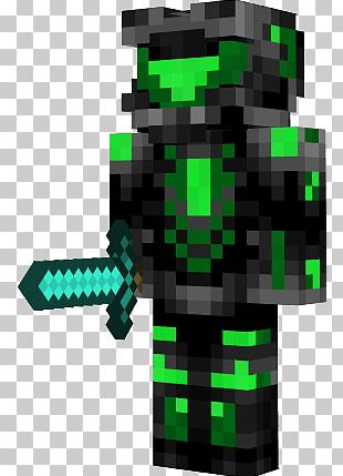 Minecraft Mods Emerald Green Armour PNG