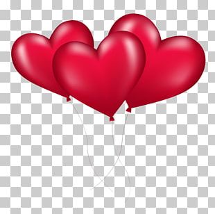 Heart Valentines Day Balloon PNG