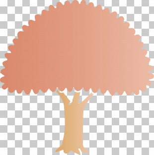 Brown Baking Cup Tree Label PNG