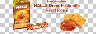 Halls Vegetarian Cuisine Food Throat Lozenge Honey PNG
