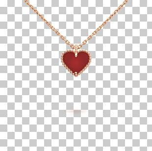 Necklace Ruby Van Cleef & Arpels Charms & Pendants Jewellery PNG