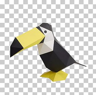 Paper Cat Parrot Penguin Toucan PNG