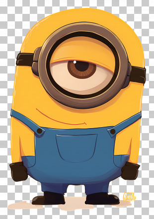 Minion - Cute Yellow Minion Character PNG