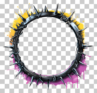 Grunge Punk Border PNG Images, Grunge Punk Border