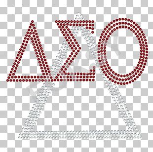 Imitation Gemstones & Rhinestones Delta Sigma Theta Hotfix Moq PNG