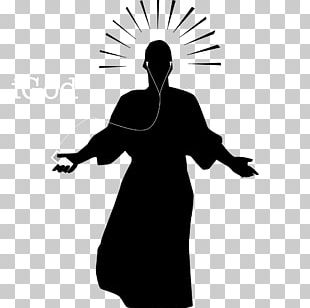 Silhouette Resurrection Of Jesus Christianity Icon PNG