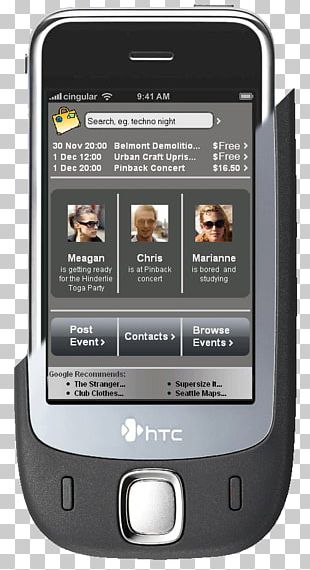 Feature Phone Smartphone HTC Touch Handheld Devices PNG