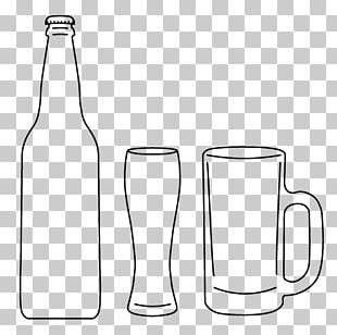 Glass Bottle Pint Glass Beer Glasses PNG